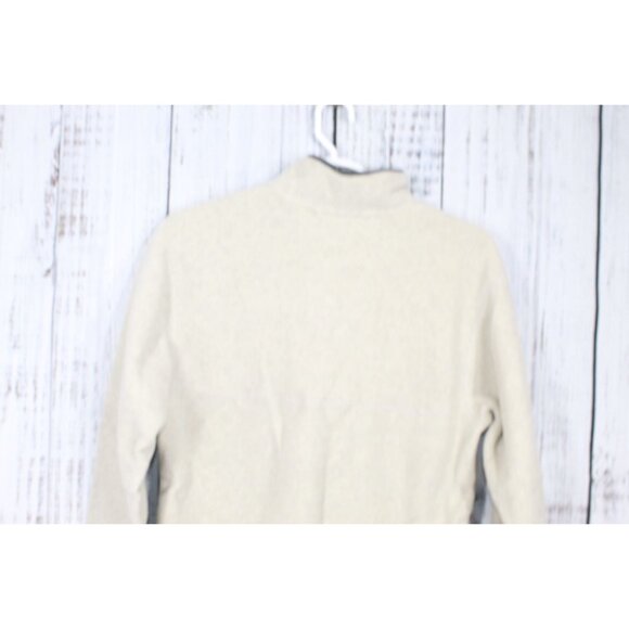 LL Bean Bean's Classic Fleece Pullover Sweater Clay Heather Women's M Men's S - Picture 4 of 8